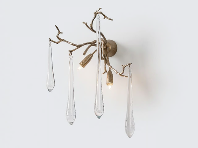 AQUA BRISE - Handmade bronze wall lamp _ Serip