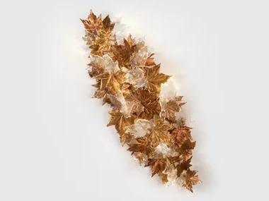 FOLIO HOARD LARGE - LED handmade bronze wall light _ Serip