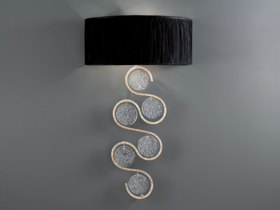 LINES CLEF ALTO - Handmade bronze wall light _ Serip