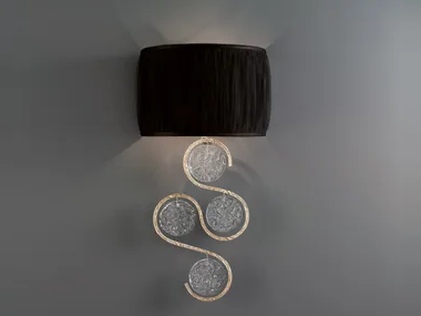 LINES CLEF TREBLE - Handmade bronze wall light _ Serip
