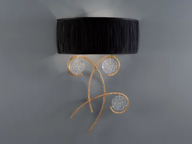 LINES CROTCHET - Handmade bronze wall light _ Serip