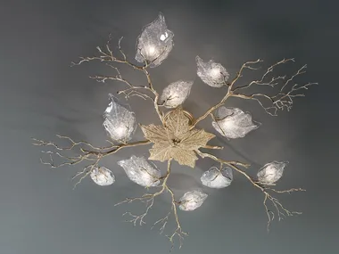 OUTONO MAGNOLIA - Handmade bronze ceiling light _ Serip