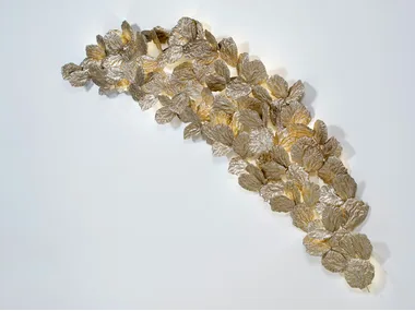 PATHLEAF CRESCENT LARGE - LED bronze wall lamp _ Serip