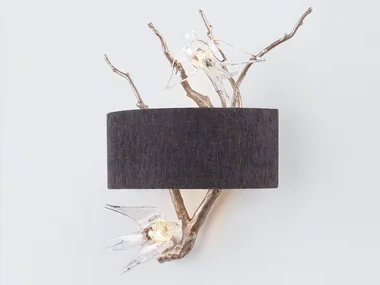 VOA HEDERA SMALL - LED handmade bronze wall lamp _ Serip