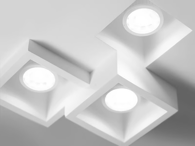 HERAEA - LED recessed plaster ceiling lamp _ sforzin