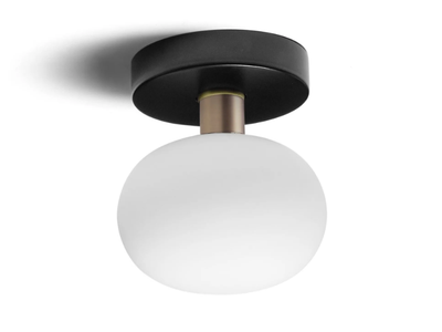 MOSE - Opal glass wall lamp / ceiling lamp _ sforzin