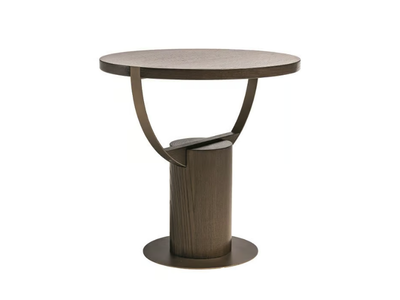 LOOP - Round wooden side table _ Shake
