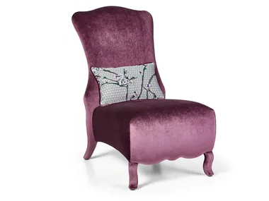 MAXIMIEN - Velvet armchair _ Sicis