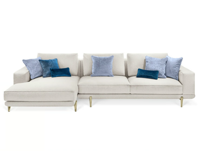 MILTON - Sectional sofa with chaise longue _ Sicis