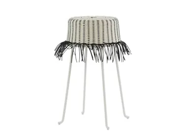 FRINGES - Round garden side table _ Sifas