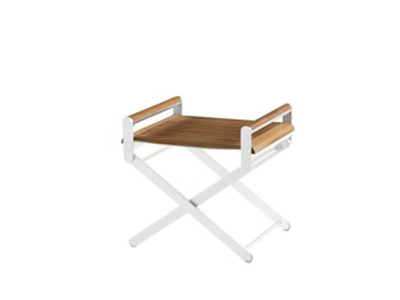 OSKAR - Folding aluminium and wood coffee table _ Sifas
