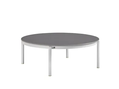OUTLINE - Round ceramic coffee table _ Sifas