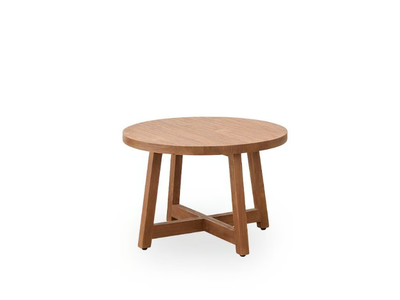 AKSEL - Round teak coffee table _ Sika Design