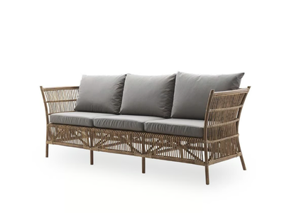 DONATELLO - 3 seater rattan sofa _ Sika Design