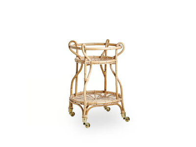 FRATELLINO - Rattan drinks trolley _ Sika Design