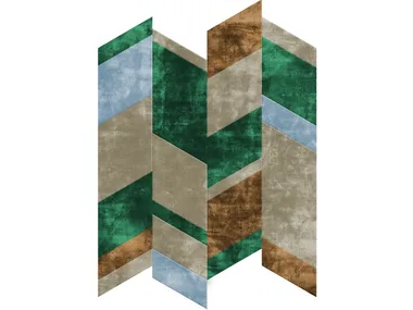 TANGRAM AUTUMN - Hand-tufted rug _ Sirecom Tappeti