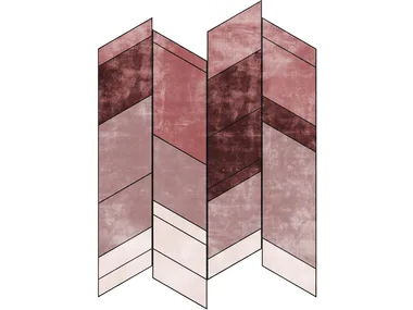 TANGRAM WINE - Hand-tufted rug _ Sirecom Tappeti