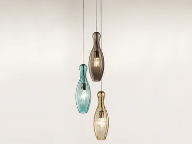 BIRILLO - LED blown glass pendant lamp _ Siru