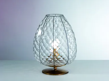 GEMMA MT 267 - Murano glass table lamp _ Siru