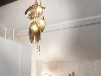 LAGOON - LED Murano glass pendant lamp _ Siru