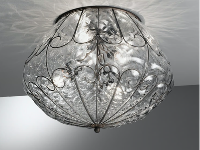SAN TOMÀ MC 413 - Murano glass ceiling light _ Siru