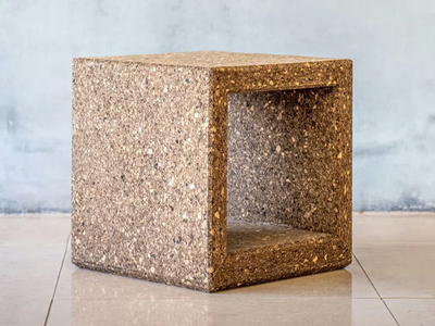 OUTLINE - Square cork coffee table _ SIT