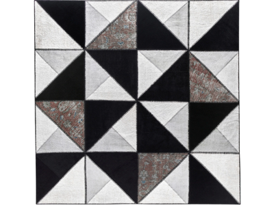 BELEN - Square wool Kilim with geometric shapes _ SITAP Carpet Couture Italia