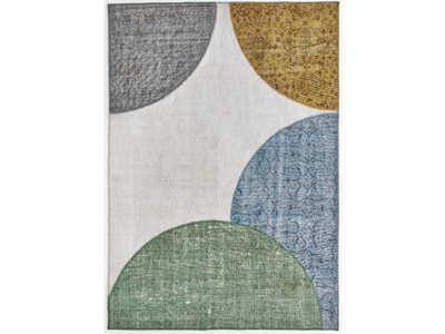 BUBBLES - Patterned handmade wool Kilim _ SITAP Carpet Couture Italia