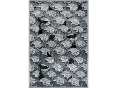 GABRIELLE 923X/Q13 - Rectangular rug in viscose and polypropylene _ SITAP Carpet Couture Italia