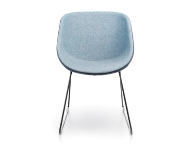 HIBISCUS - Sled base upholstered chair _ SITIA