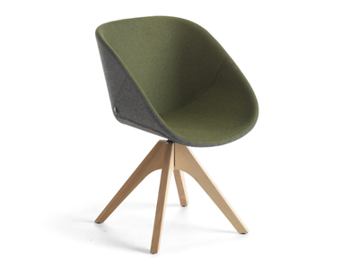 HIBISCUS - Swivel fabric chair _ SITIA
