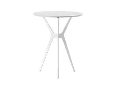 TRIMUNDO - Round MDF high side table _ SITIA