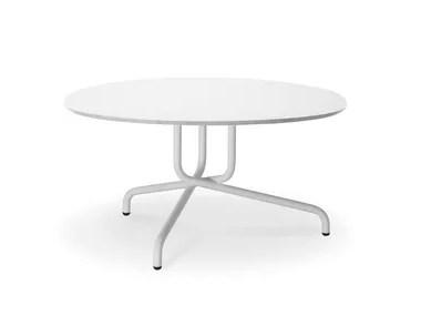 BISTROT - Low round steel coffee table _ Sitland