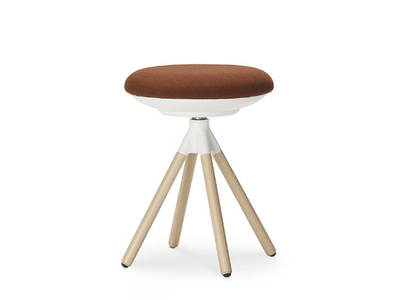 ON - Swivel trestle-based stool _ Sitland