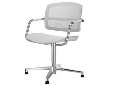 PK - With 4-spoke base chair with armrests _ Sitland