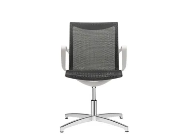 SOUL AIR - Mesh reception chair with armrests _ Sitland