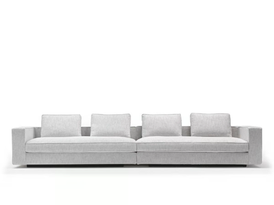 GENESIS - Modular fabric sofa with removable cover _ Siwa Soft Style