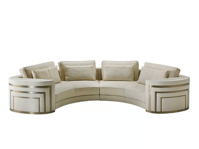 OCEAN - Curved fabric sofa _ Siwa Soft Style