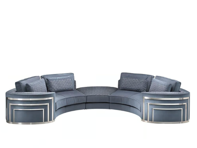OCEAN - Sectional curved fabric sofa _ Siwa Soft Style