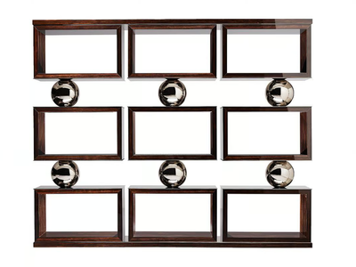 SPHERES - Sectional open wooden bookcase _ Siwa Soft Style