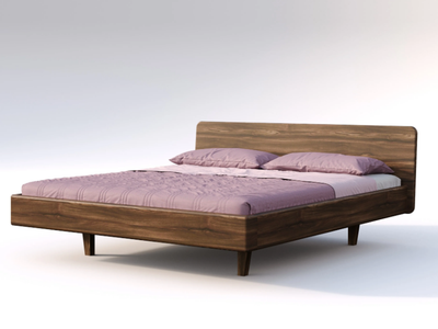 ALICIA - Solid wood double bed _ Sixay furniture