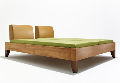 MAMMA - Wooden double bed _ Sixay furniture