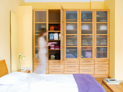 SOLID - Wooden wardrobe _ Sixay furniture