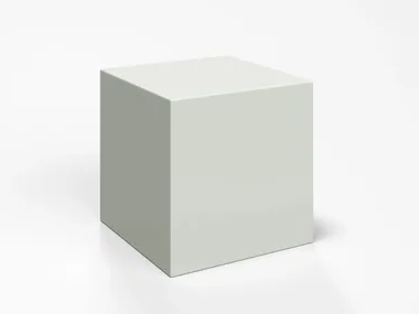 BLOCKS - Square coated foam pouf _ SIXINCH