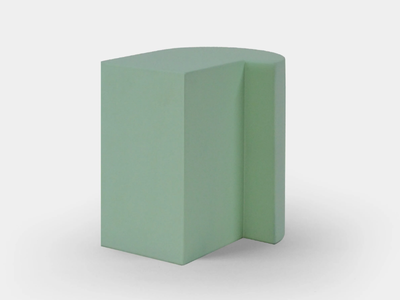HOOKED - Coated foam pouf _ SIXINCH