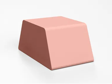 PROJECT D - Rectangular coated foam pouf _ SIXINCH