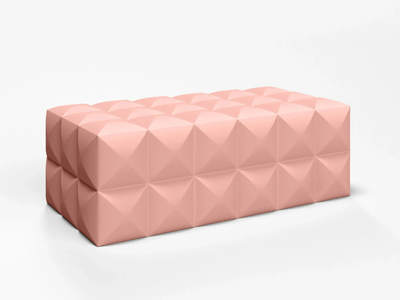 THE BENCH - Backless coated foam bench seating _ SIXINCH
