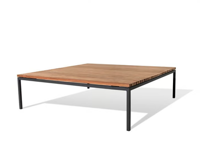 BÖNAN - Square wooden garden side table _ Skargaarden