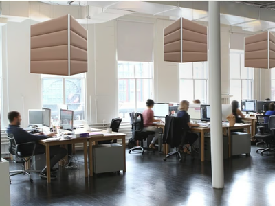 ECOSTRONG CUBE - Polyester fibre acoustic baffles _ Slalom