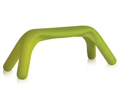 ATLAS - Stackable polyethylene garden bench _ SLIDE